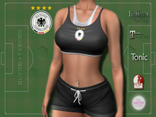 GERMANY - TANK TOP & SHORTS - BLACK