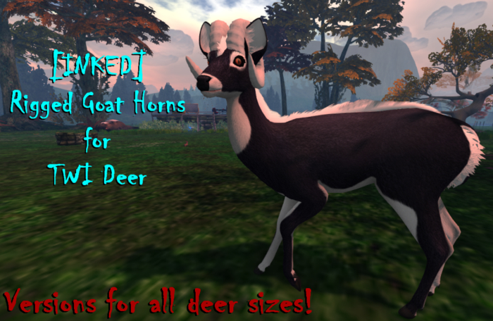 [INKED] TWI Deer Goat Horns
