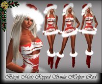 Birgit Mai's Ripped Santa Helper Red (BOXED)