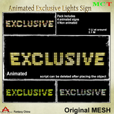 FCBTS - Mesh Animated Exclusive Lights Sign 