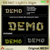 FCBTS - Mesh DEMO Lights Sign