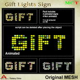 Gift Lights Sign