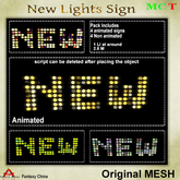 FCBTS - Mesh New Lights Sign 