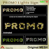 PROMO Lights Sign