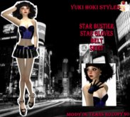 YHS Black BLUE STAR Outfit