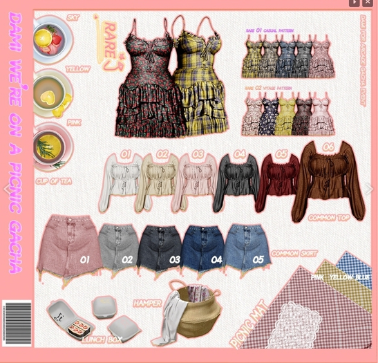 dami.We're on a picnic.gacha.*skirt2 maitreya (box)