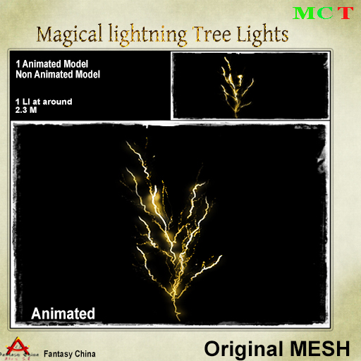 FCBTS - Mesh Magical lightning Tree Lights 