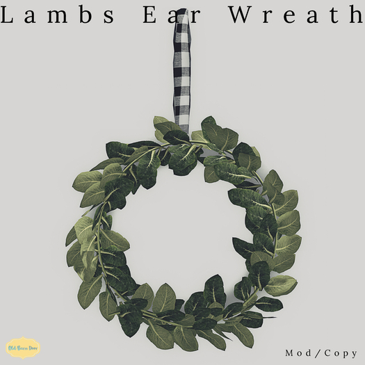 {OBD} Lambs Ear Wreath [BOXED]
