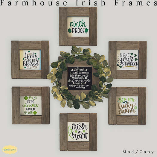 {OBD} Farmhouse 'Irish' Frames [BOXED]