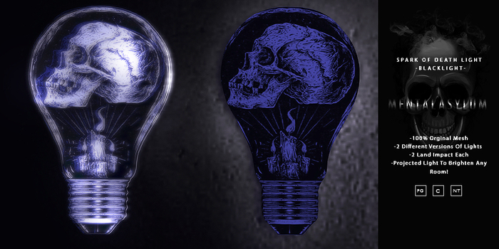 [MA] - Spark Of Death Light - Blacklight Set