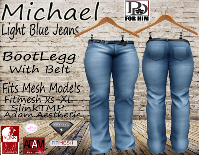 !PD-MichaelJeansLight Blue