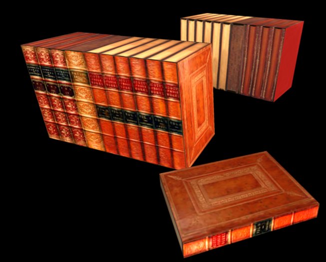 Antique Faux Books 
