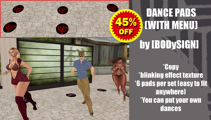 [BODySIGN]Dancepads pack!!