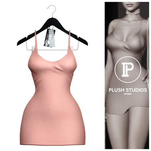 PlushStudios. Angela Ribbed Dress - Plush