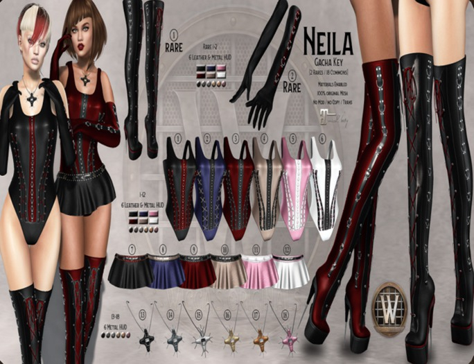 #2 Wicca's Originals - Neila Gloves RARE (GACHA//REZ)