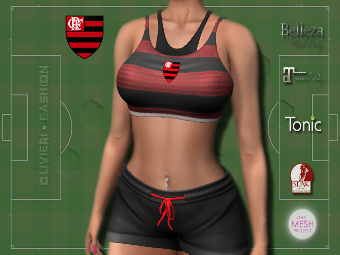FLAMENGO - 02 - TANK TOP & SHORTS