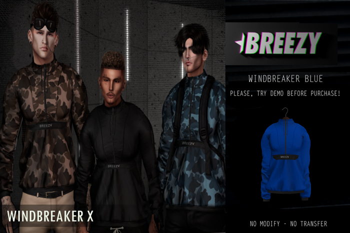 [BREEZY] - WindBreaker X Blue