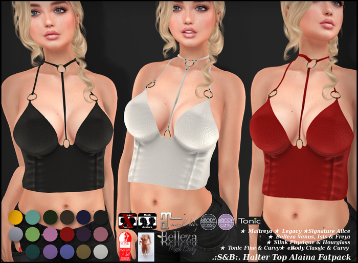 .:S&B:. Halter Top Alaina Fatpack