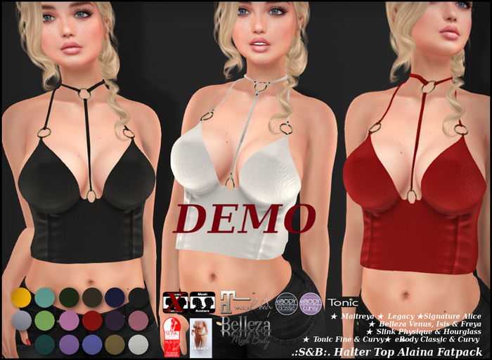 .:S&B:. Halter Top Alaina Fatpack Demo