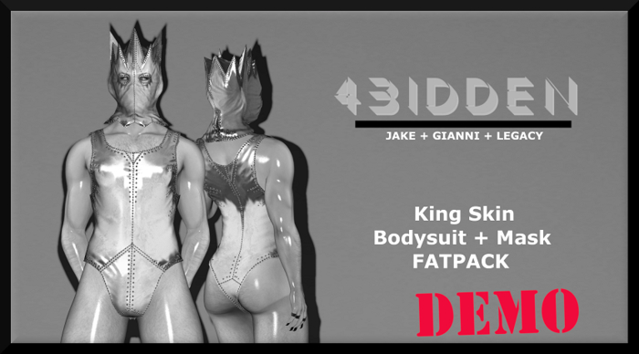 .::4BIDDEN::. King Skin Bodysuit & Mask DEMO