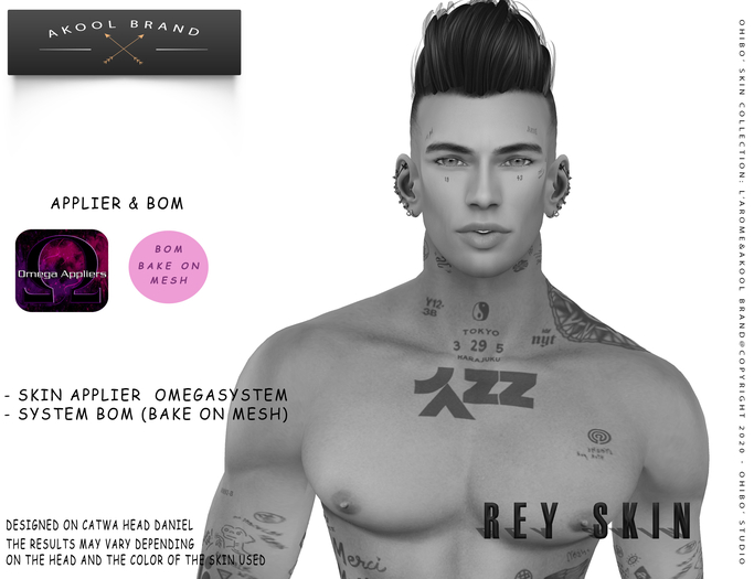 {Akool&Ohibo} Rey Skin DEMO #BOM