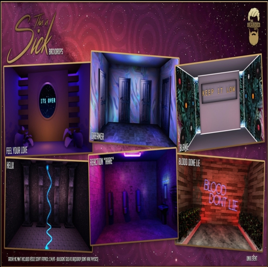 Second Life Marketplace - [Box] Blame - This is Sick Backdrops - The ...