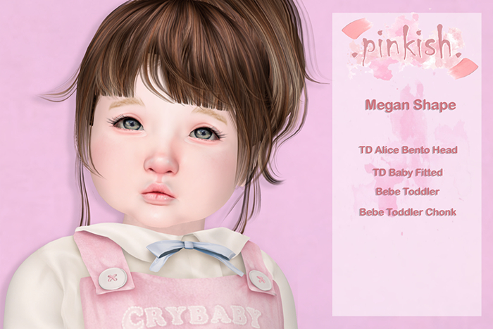 .Pinkish. Megan Shape TD Alice