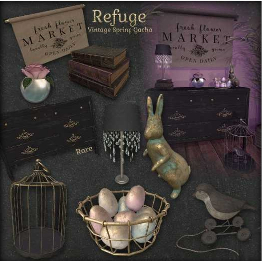 Refuge - Vintage Spring Dresser RARE