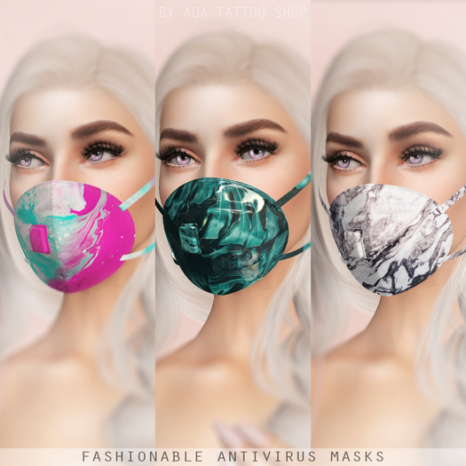 ~ADA Tattoo Shop~ fashionable antivirus mask