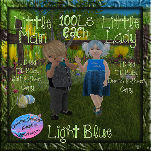 CDKB - Little Man Easter 2020 - Light Blue (Bag)