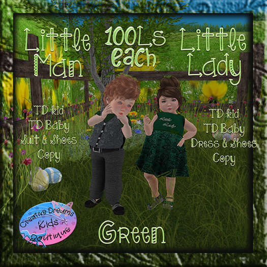 CDKB - Little Man Easter 2020 - Green (Bag)