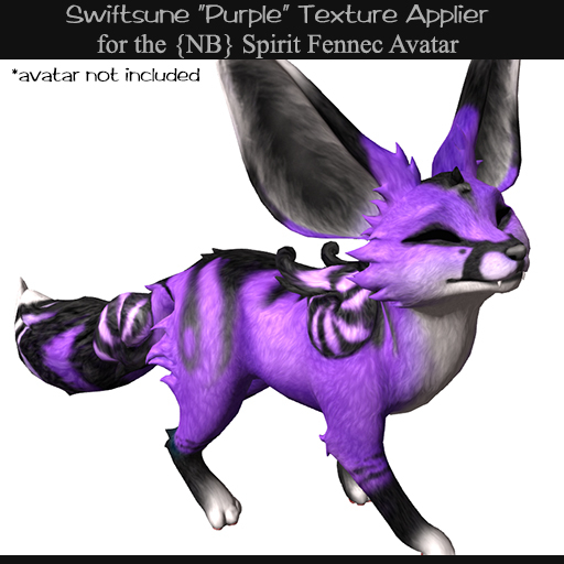 Second Life Marketplace Spirit Fennec Texture Swiftsune "Purple"