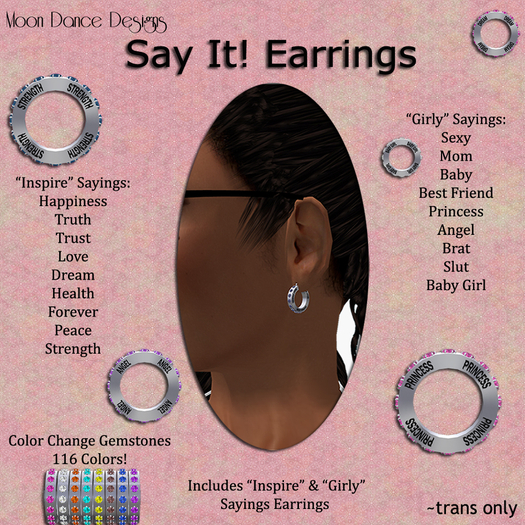 .:MDD:. "Say It" Earrings 