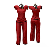 Red DOC Outfit Prison Inmate Maitreya