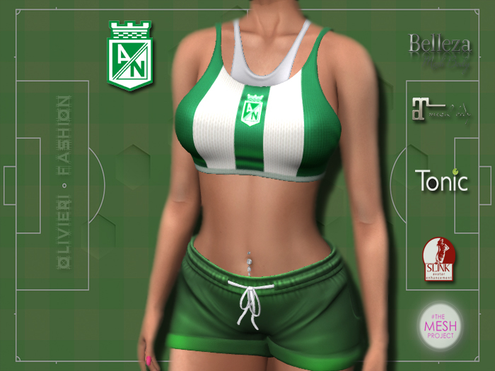 ATLETICO NACIONAL - TANK TOP & SHORTS