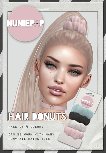 NUNIEPOP - HAIR DONUTS - FATPACK