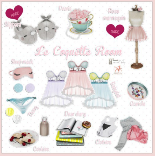 *Tentacio* Le Coquette Room. Slippers RARE