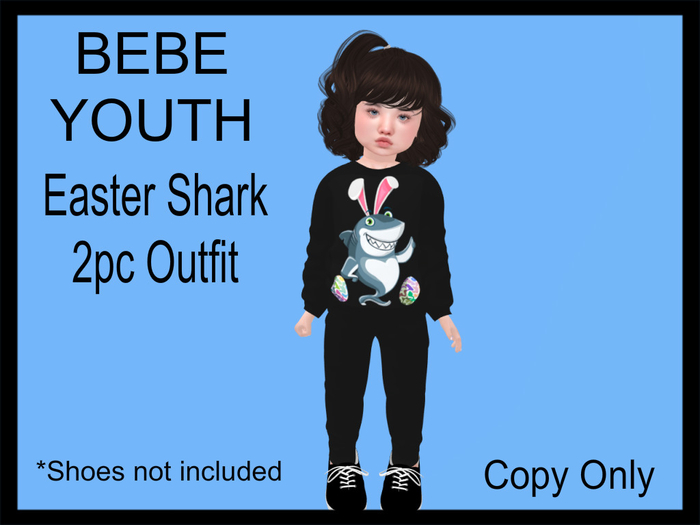 Steph-0-Bee's - Easter Shark (Youth)