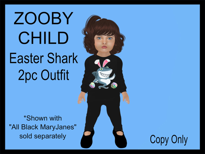 Steph-0-Bee's - Easter Shark (zooby Child)