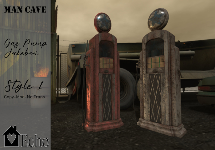 Echo - Man Cave - Gas Pump Jukebox - Style 1