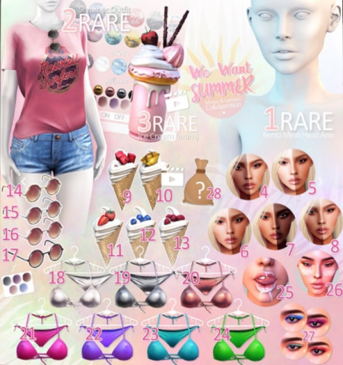 Genesis Lab "We Want Summer" Eyeshadow_Applier_3.0 SET