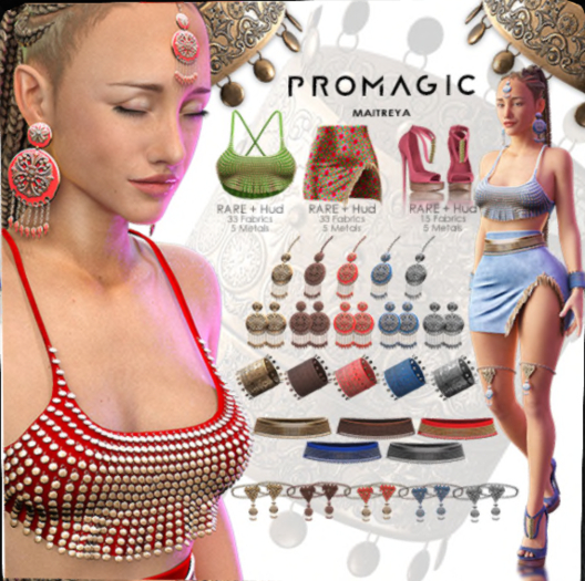 PROMAGIC Ria ThighJewel-Brown