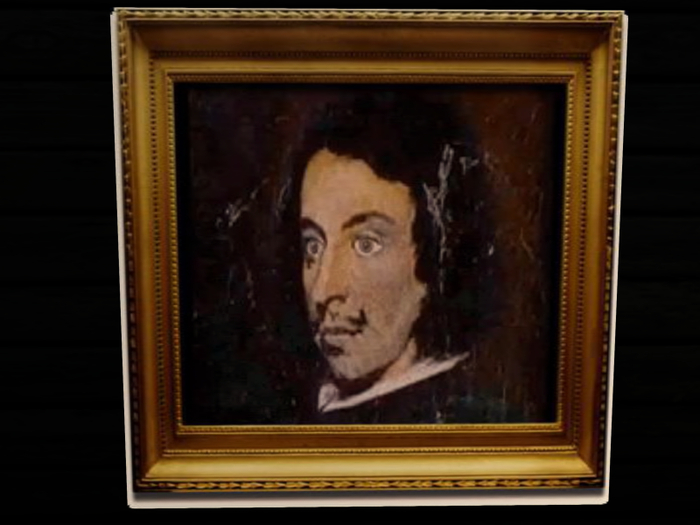 Painting with moving eyes