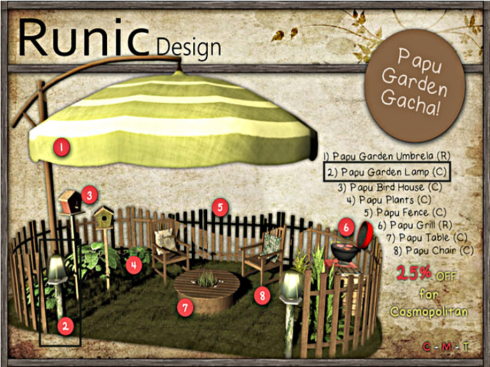 Runic Design: PAPU Garden Lamp
