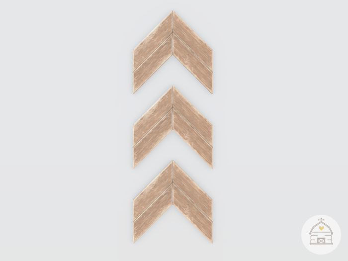 hive // chevron arrows wall decor