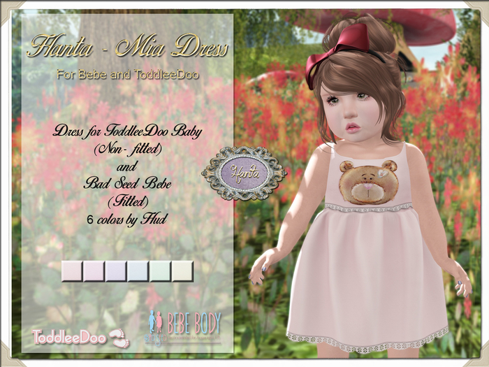 Hanta - Mia Dress with Color Change