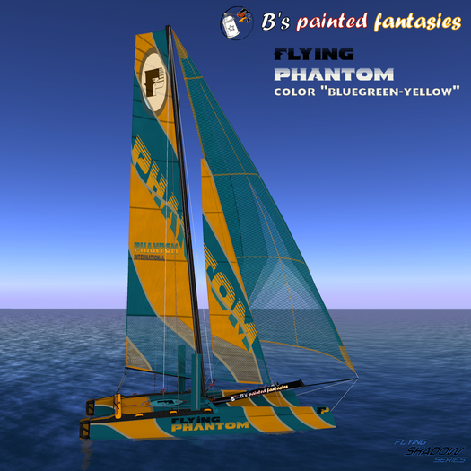 Colorcombination BlueGreen-Yellow out of the Flying Phantom series for Flying Shadow