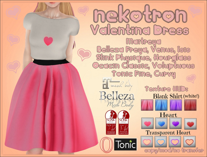 [Nekotron] Valentina Dress (Fatpack)