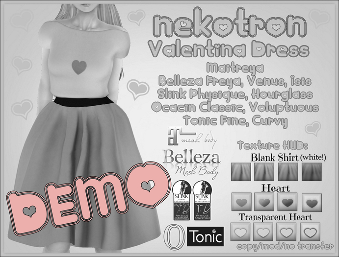 [Nekotron] Valentina Dress DEMO
