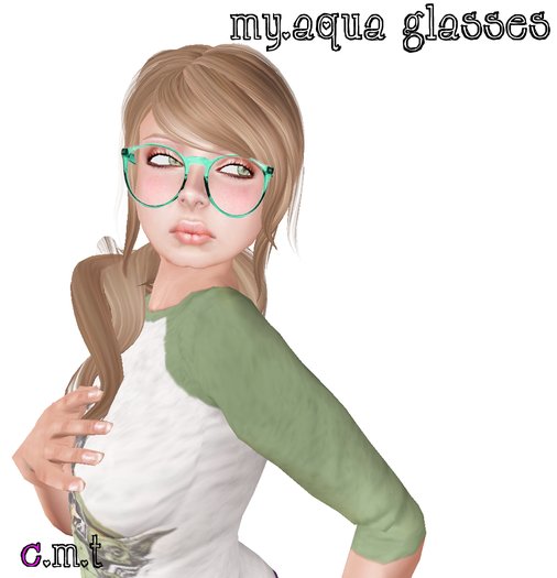 [C.I] My.Aqua Glasses